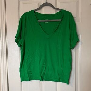 a new day Green V-Neck Short Sleeve Tee